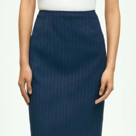 Peserico Dresses & Skirts - NWT PESERICO SIGN PINSTRIPE PENCIL SKIRT WOMENS 42